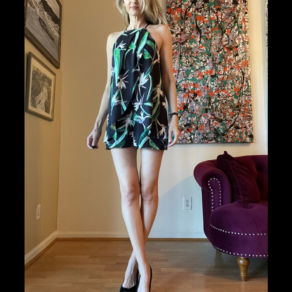 Greylin Floral Playsuit Romper